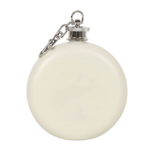 Happy Camper Hip Flask with Keyring | Inspired Creative Gifts | UK Supplier