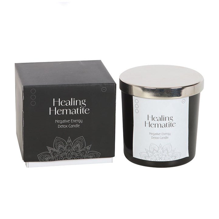 Healing Hematite Detox Candle | Inspired Creative Gifts | UK Supplier