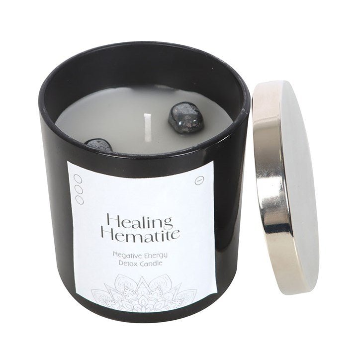 Healing Hematite Detox Candle | Inspired Creative Gifts | UK Supplier