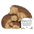 Hedgehog Family Ornament | Inspired Creative Gifts | UK Supplier