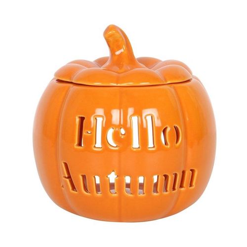 Hello Autumn Pumpkin Oil Burner | Inspired Creative Gifts | UK Supplier