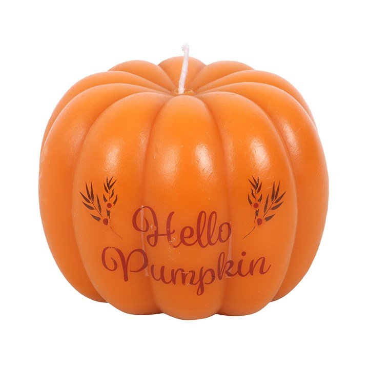 Hello Pumpkin Shaped Candle | Inspired Creative Gifts | UK Supplier