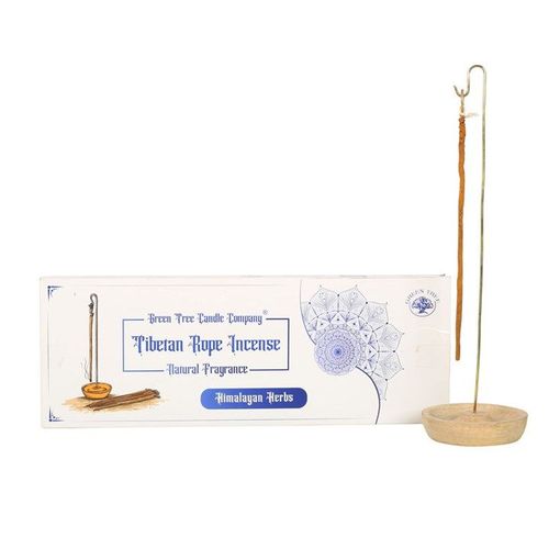 Himalayan Herbs Tibetan Rope Incense with Holder | Inspired Creative Gifts | UK Supplier