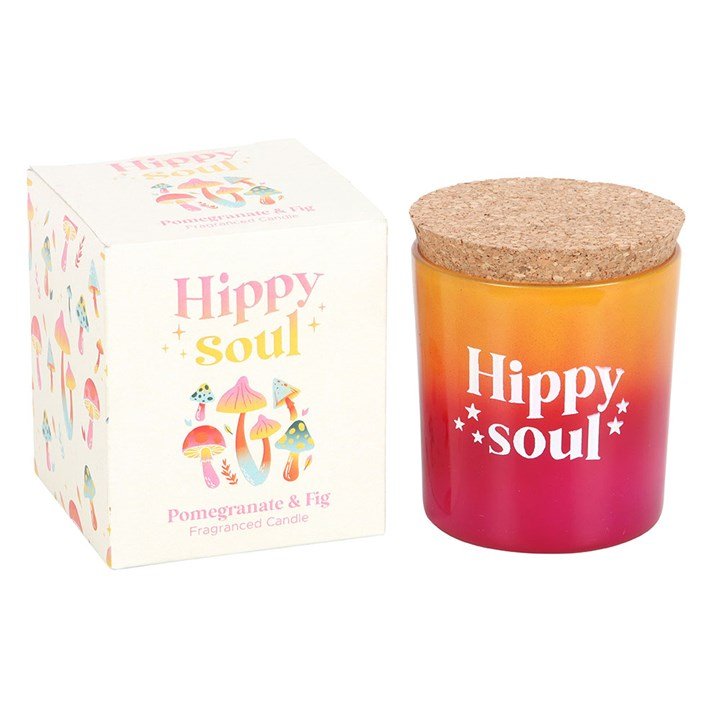 Hippy Soul Pomegranate & Fig Candle | Inspired Creative Gifts | UK Supplier