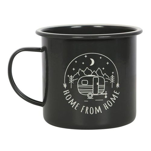 Home from Home Enamel Camping Mug | Inspired Creative Gifts | UK Supplier