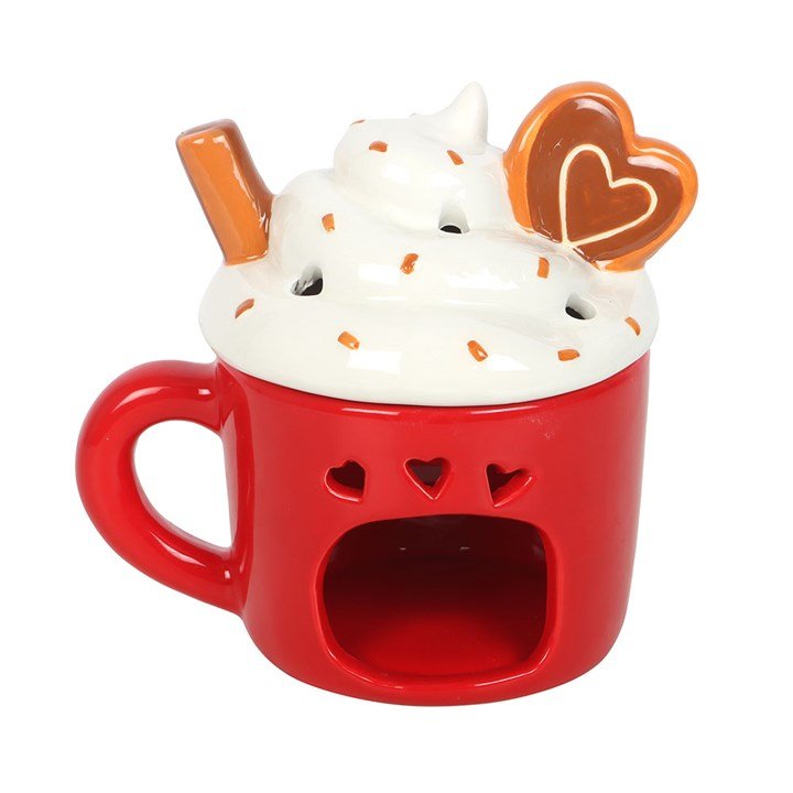 Hot Chocolate Mug Shaped Oil Burner | Inspired Creative Gifts | UK Supplier
