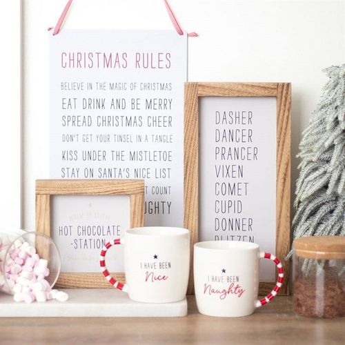 Hot Chocolate Station Wooden Sign | Inspired Creative Gifts | UK Supplier