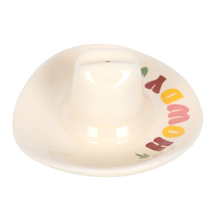 Howdy Cowboy Hat Incense Stick Holder | Inspired Creative Gifts | UK Supplier