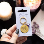 I Have a Crystal for That Amethyst Crystal Keyring | Inspired Creative Gifts | UK Supplier