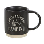 I Would Rather Be Camping Mug with 3 - in - 1 Spork | Inspired Creative Gifts | UK Supplier