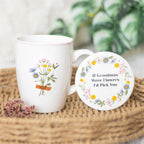 If Grandmas Were Flowers Floral Mug & Coaster Set | Inspired Creative Gifts | UK Supplier