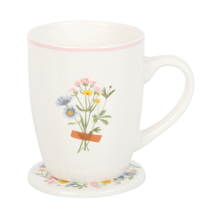 If Grandmas Were Flowers Floral Mug & Coaster Set | Inspired Creative Gifts | UK Supplier