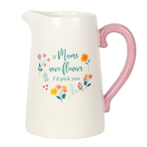 If Mums Were Flowers Ceramic Flower Jug | Inspired Creative Gifts | UK Supplier