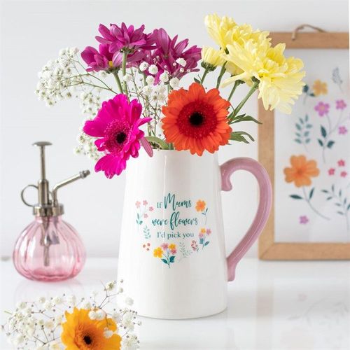 If Mums Were Flowers Ceramic Flower Jug | Inspired Creative Gifts | UK Supplier