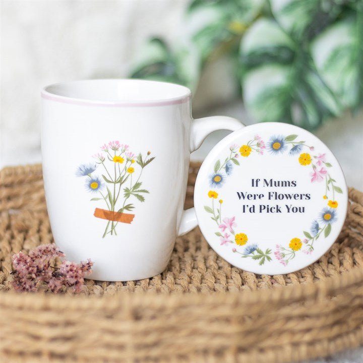 If Mums Were Flowers Floral Mug & Coaster Set | Inspired Creative Gifts | UK Supplier