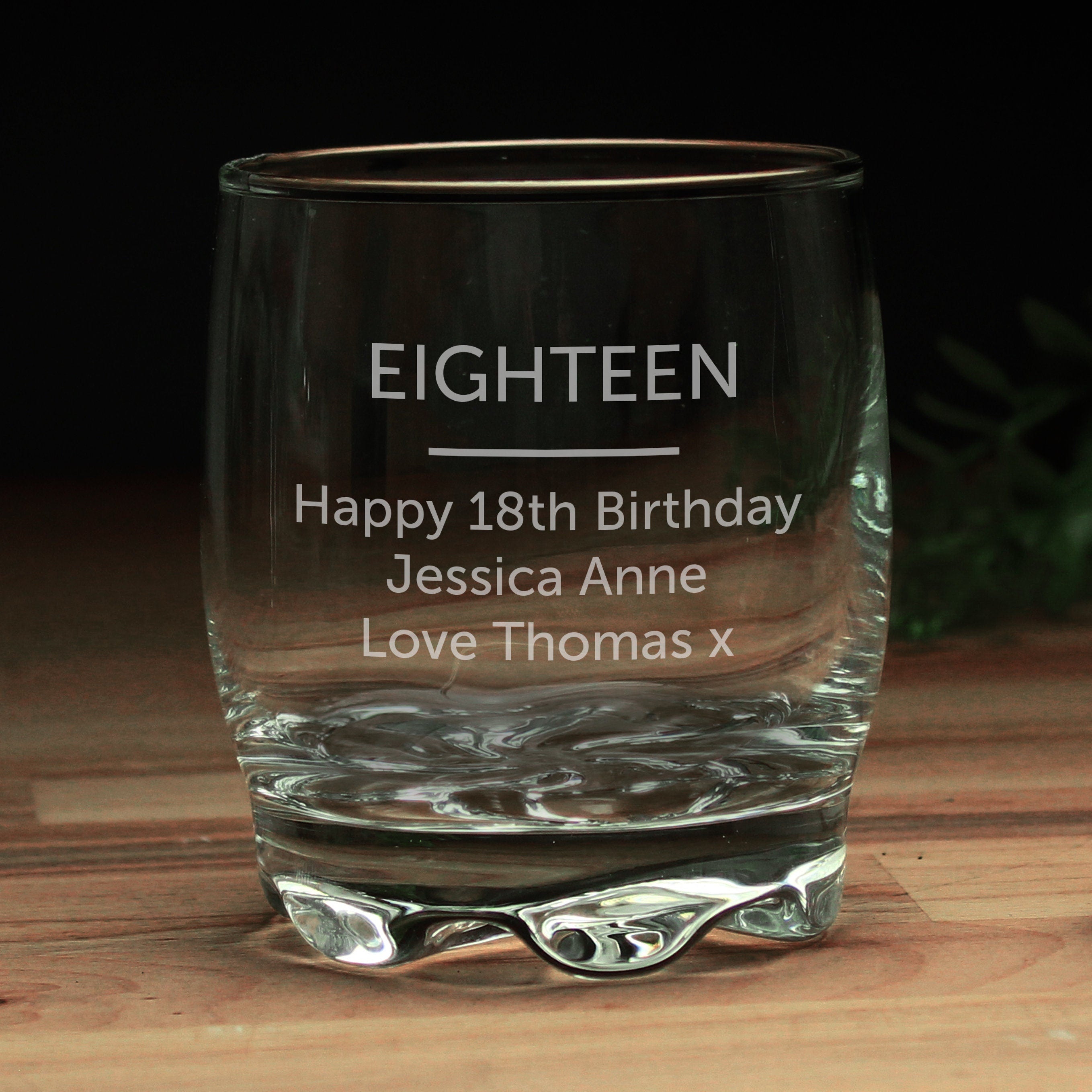 Personalised Free Text Tumbler | Great Gift for Christmas, Weddings, Birthdays and Fathers Day