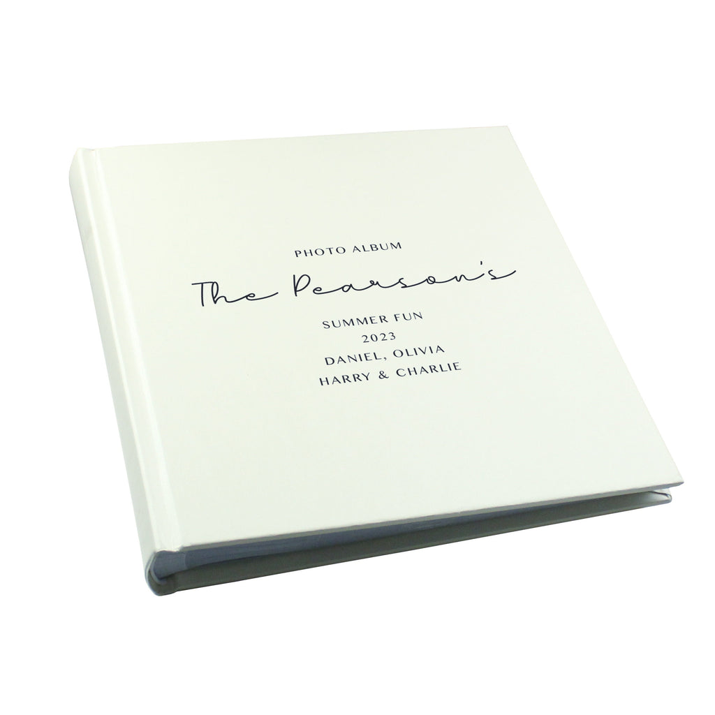 Personalised Square Wedding Photo Album | Anniversary & Couples Gift