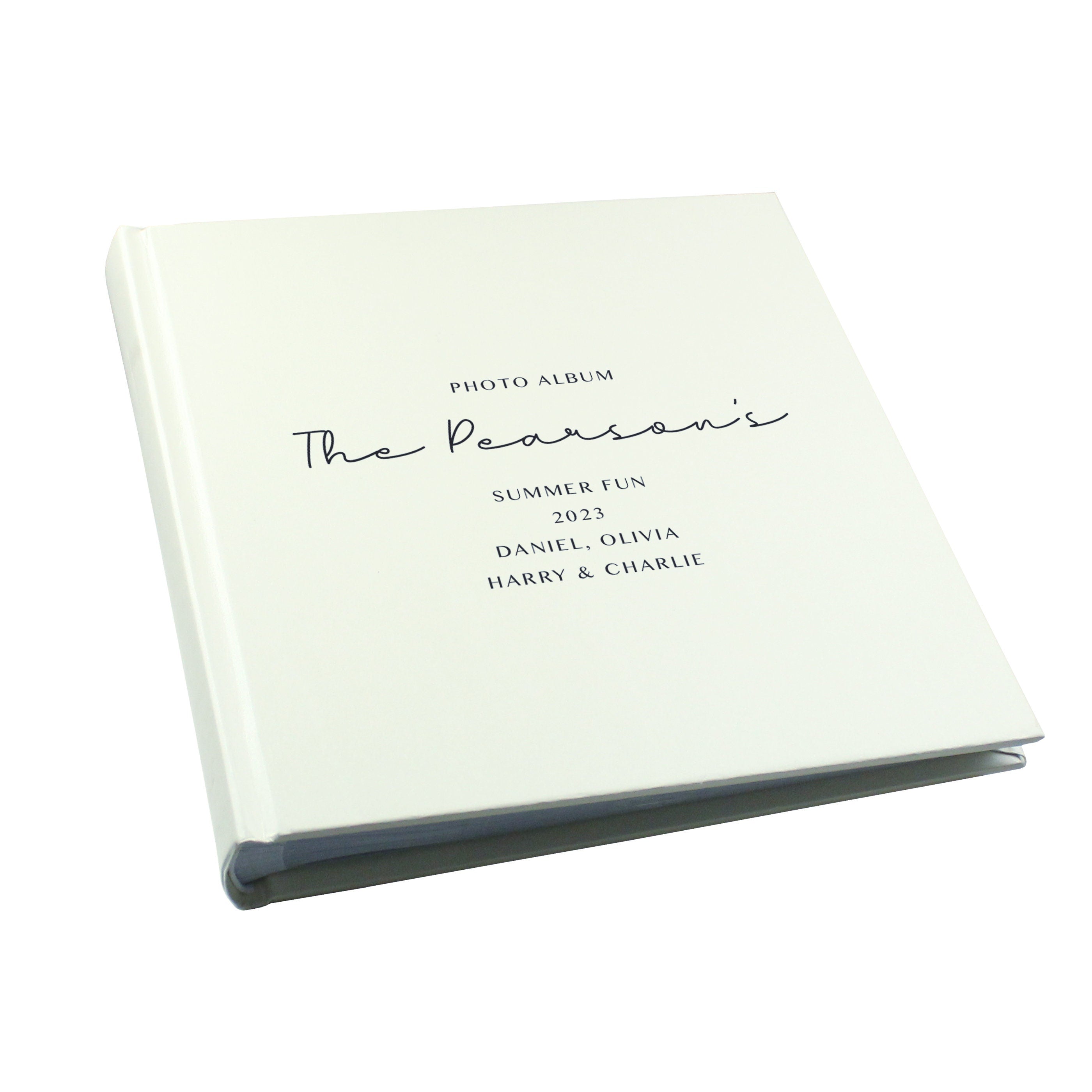 Personalised Square Wedding Photo Album | Anniversary & Couples Gift