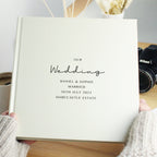 Personalised Square Wedding Photo Album | Anniversary & Couples Gift