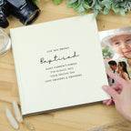 Personalised Square Wedding Photo Album | Anniversary & Couples Gift