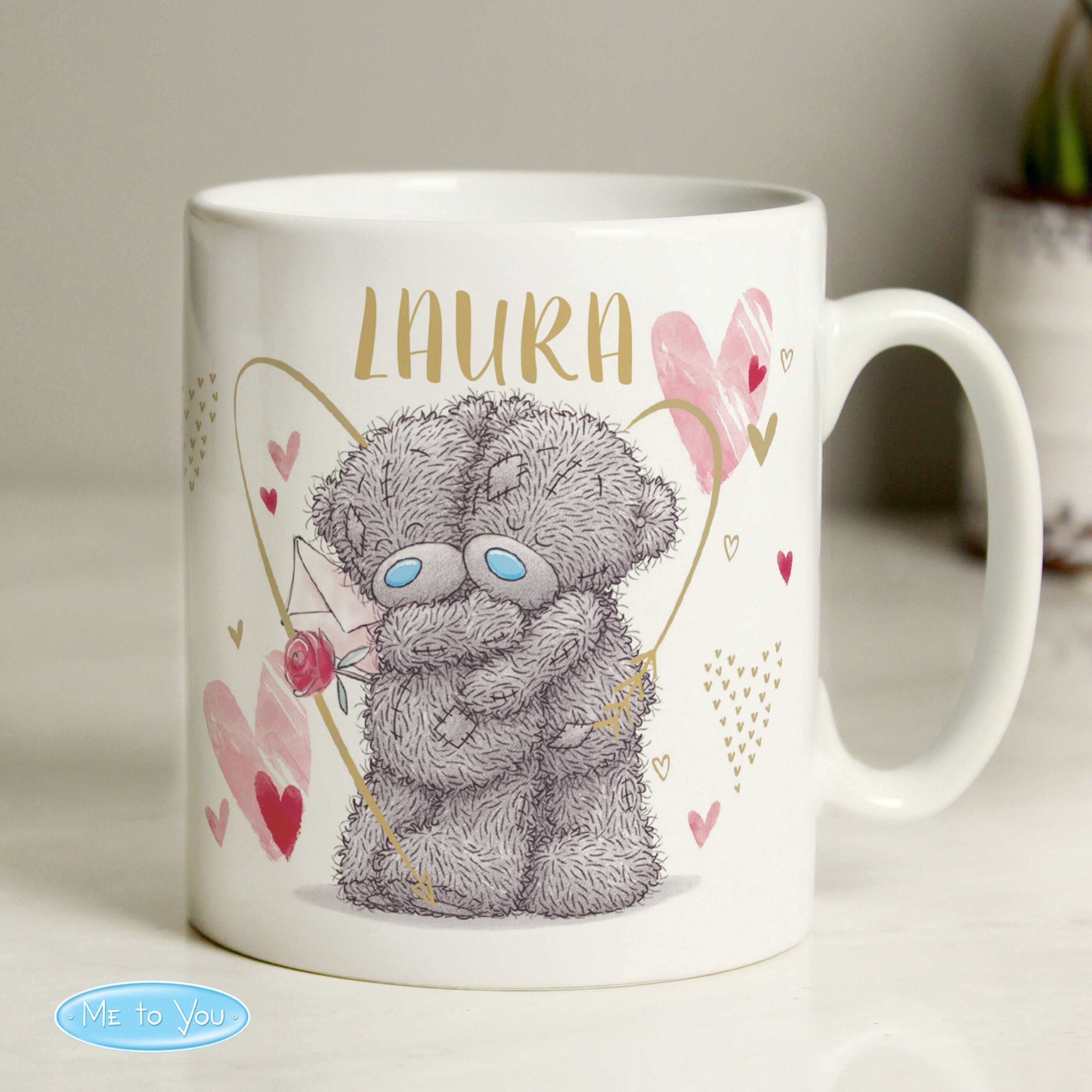 Personalised Me To You Hold You Forever Mug for Valentines, Anniversaries or Weddings