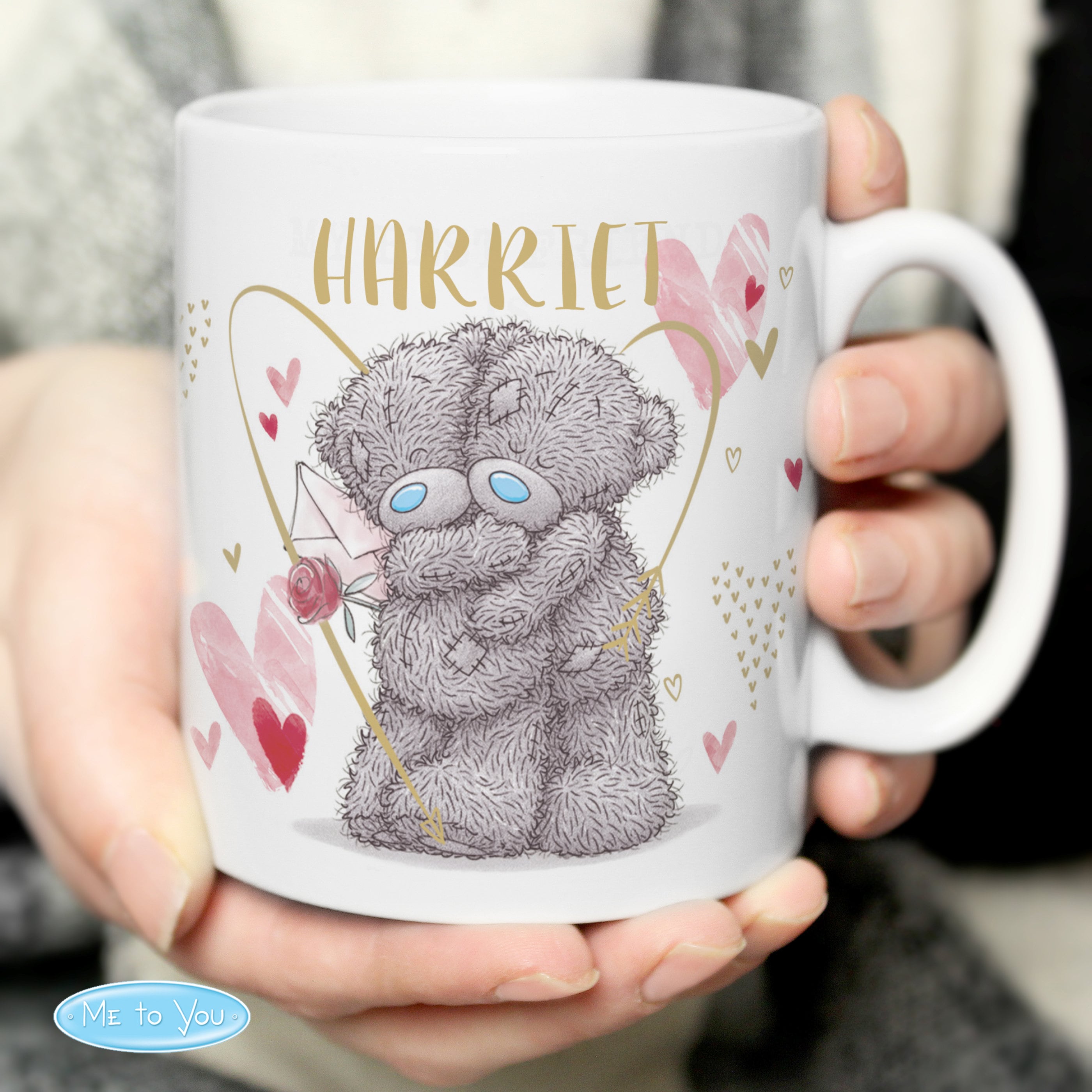 Personalised Me To You Hold You Forever Mug for Valentines, Anniversaries or Weddings
