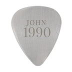 Personalised Year Silver Plectrum