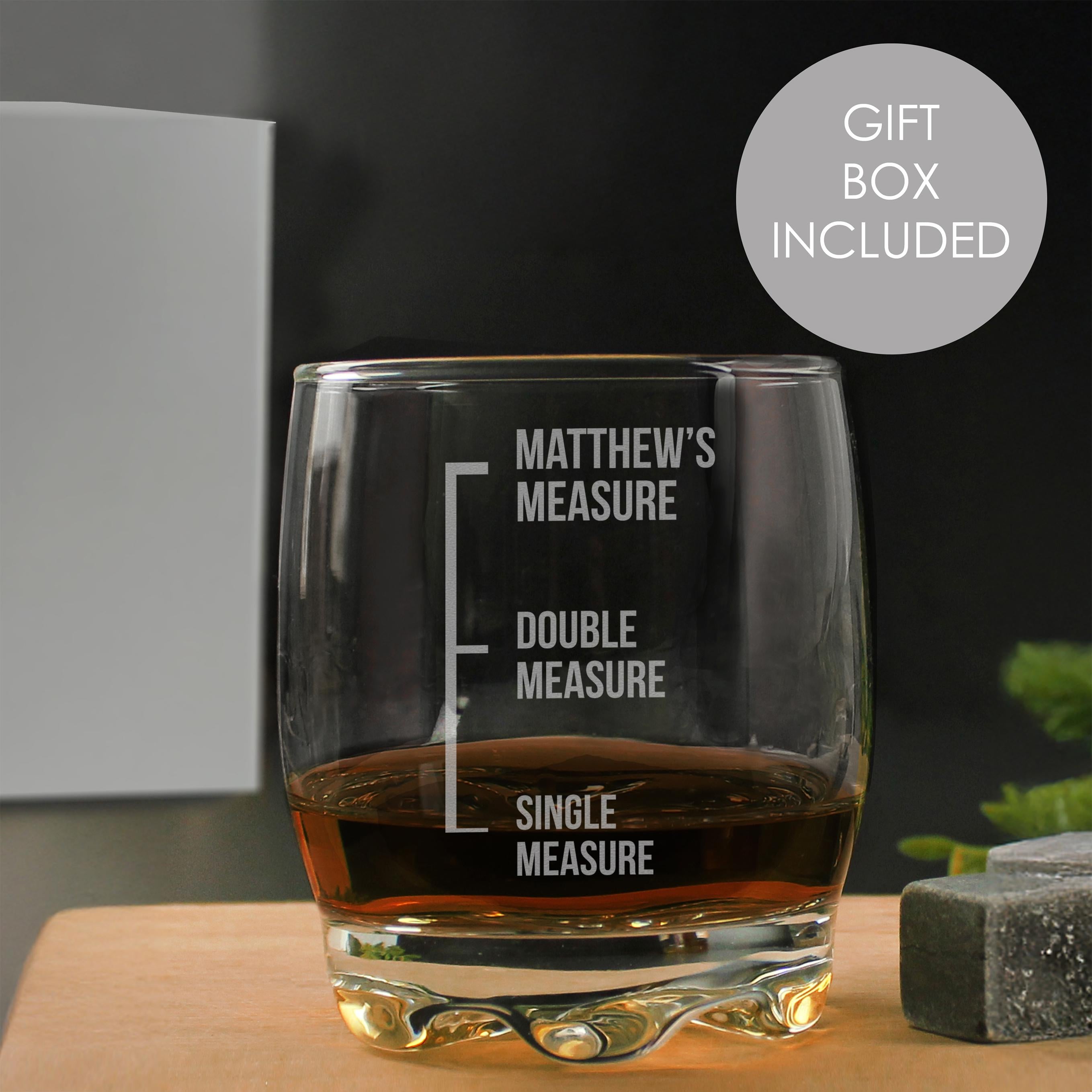Personalised Measures Tumbler | Birthday Gift | Fathers Day Gift