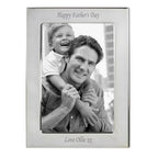Personalised Silver Plated 6x4 Photo Frame - Inspired Creative Gifts