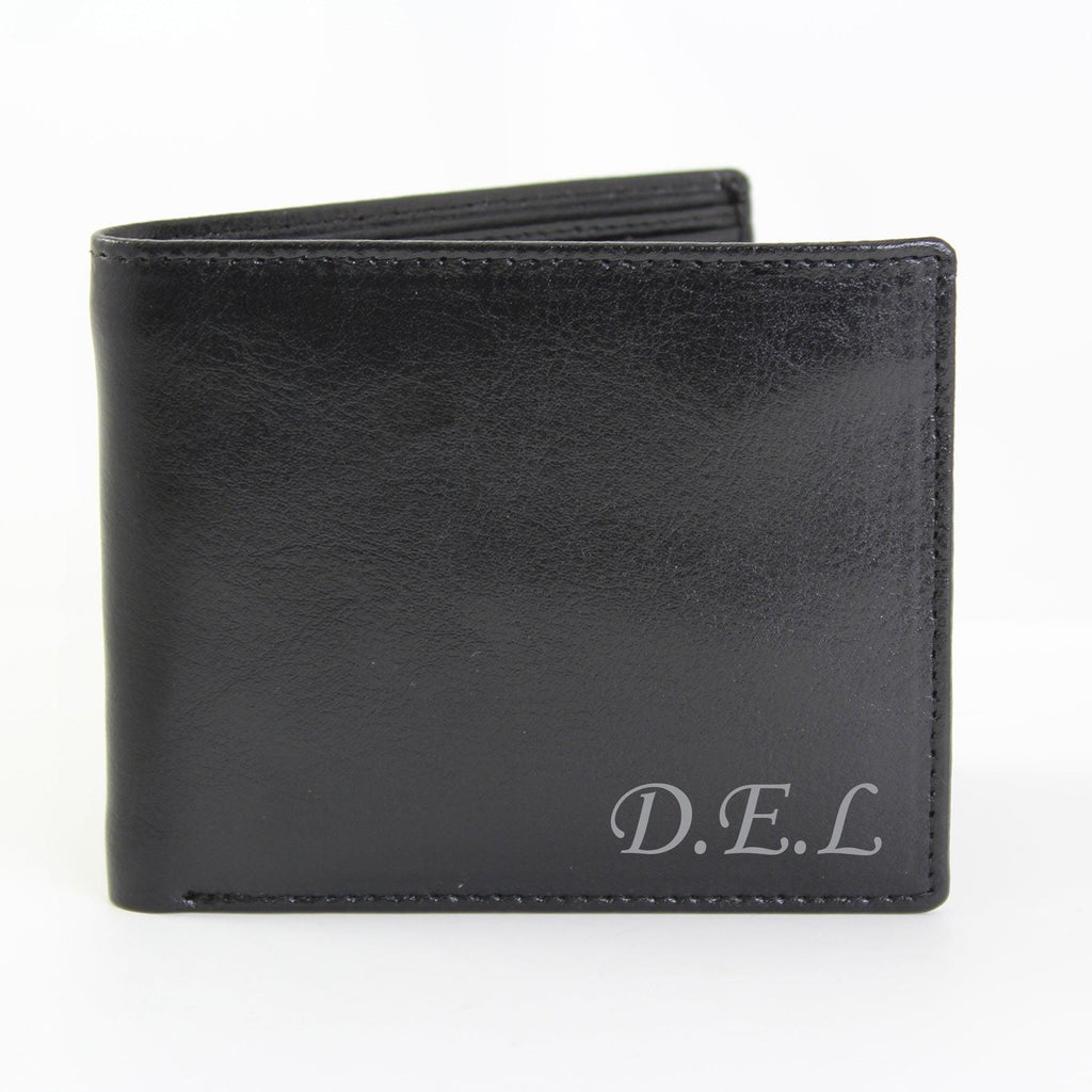Personalised Script Font Leather Wallet - Inspired Creative Gifts