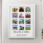 Personalised White Multi Photo Frame - Inspired Creative Gifts