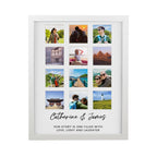Personalised White Multi Photo Frame - Inspired Creative Gifts