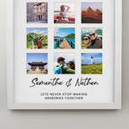 Personalised White Multi Photo Frame - Inspired Creative Gifts