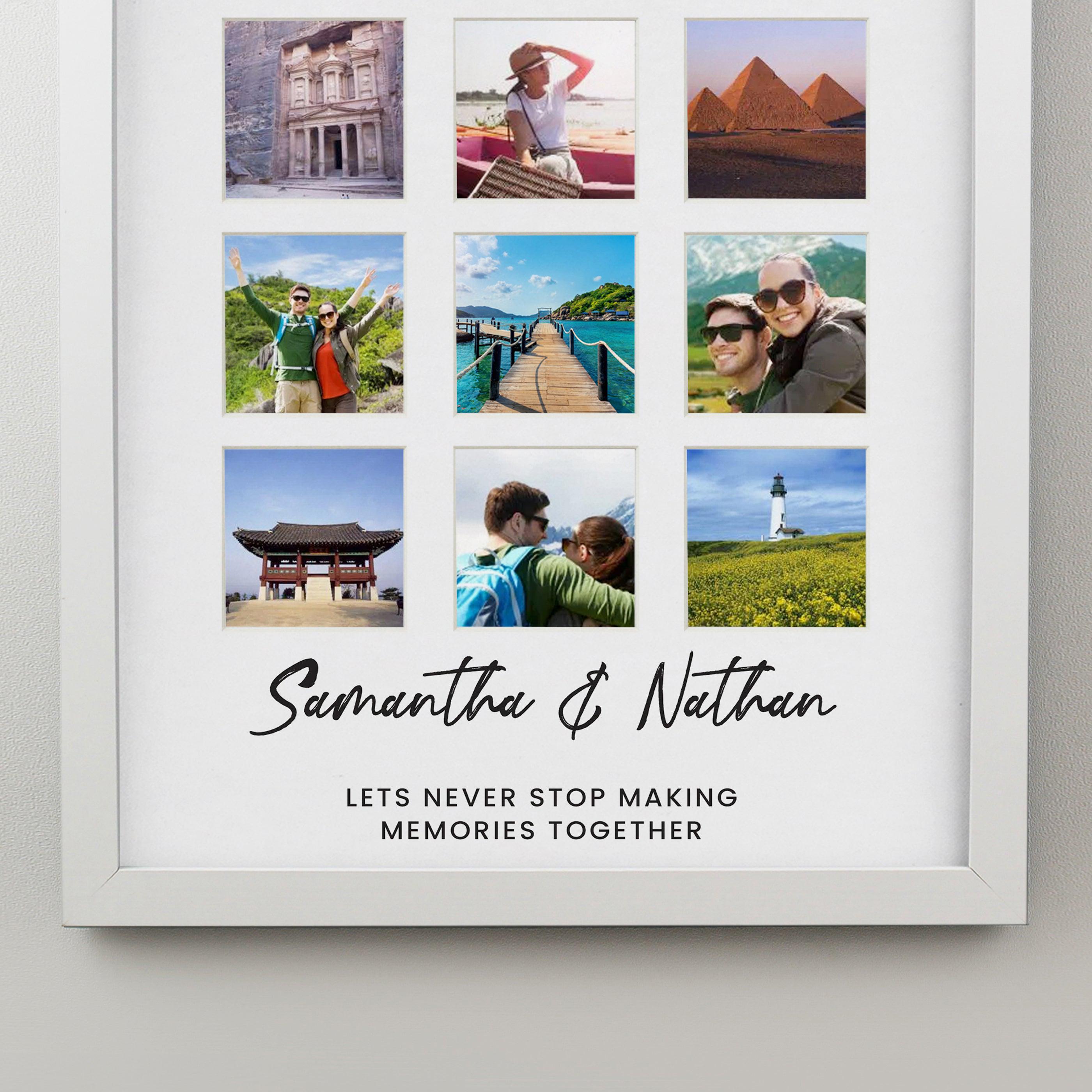 Personalised White Multi Photo Frame - Inspired Creative Gifts