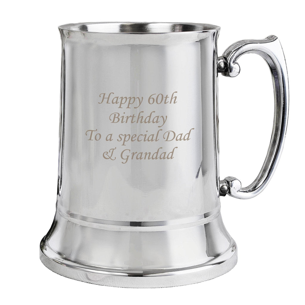 Personalised Stainless Steel Tankard - Inspired Creative Gifts