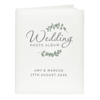 Personalised Botanical Traditional Wedding Photo Album - Inspired Creative Gifts