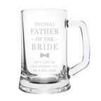 Personalised Father of the Bride Pint Stern Tankard - Inspired Creative Gifts