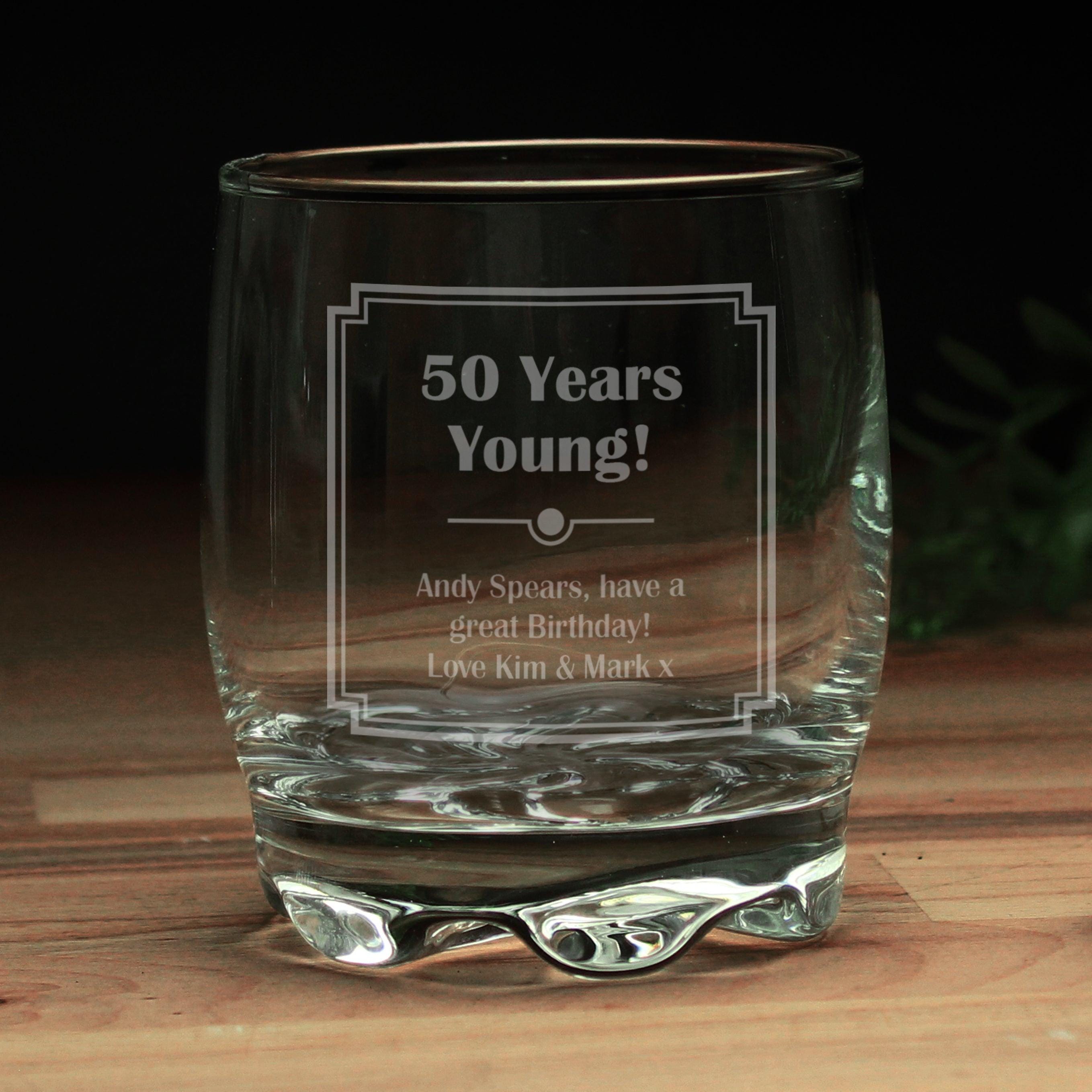 Personalised Art Deco Tumbler - Inspired Creative Gifts