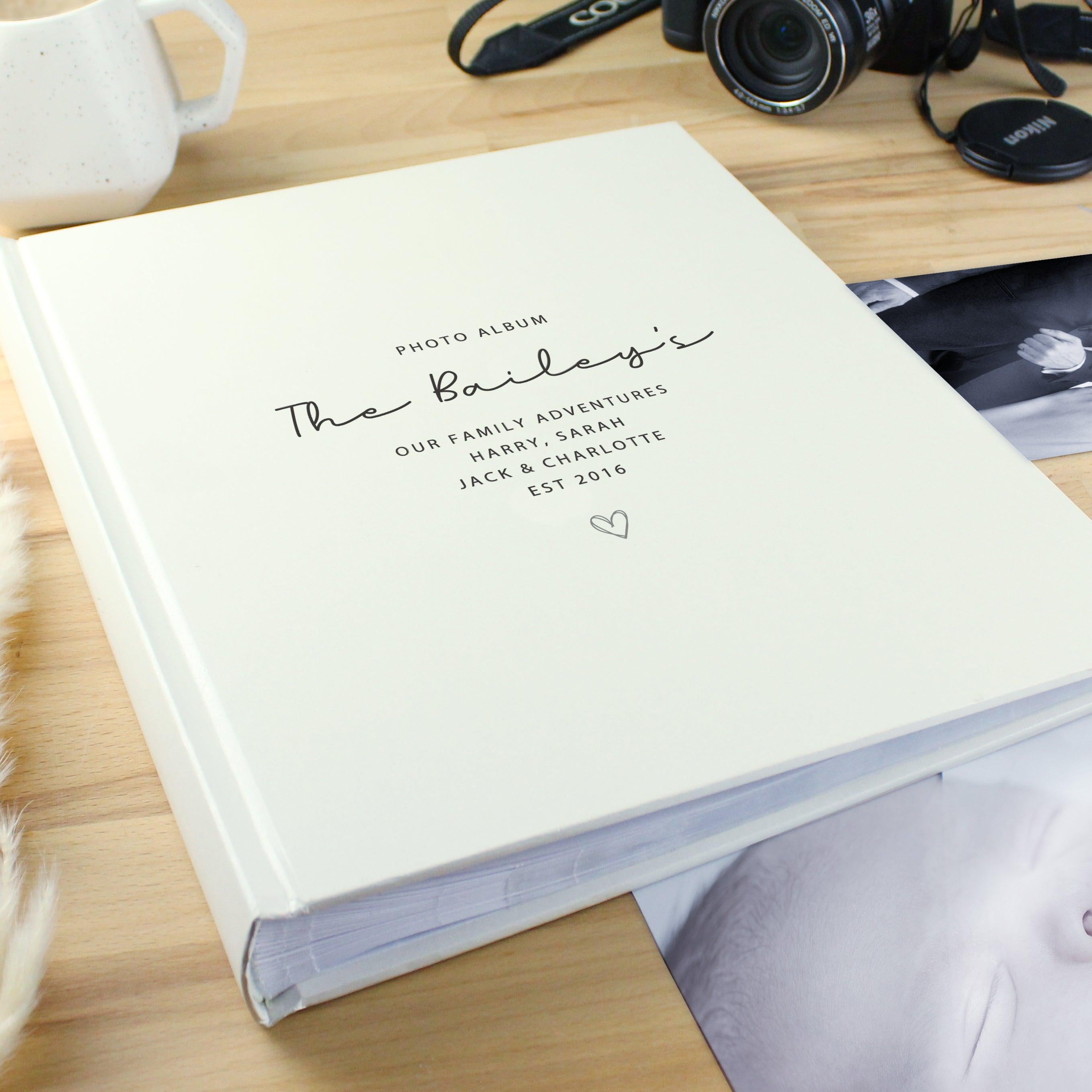 Personalised Traditional Photo Album - Inspired Creative Gifts