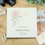 Personalised Floral Square Photo Album - Inspired Creative Gifts