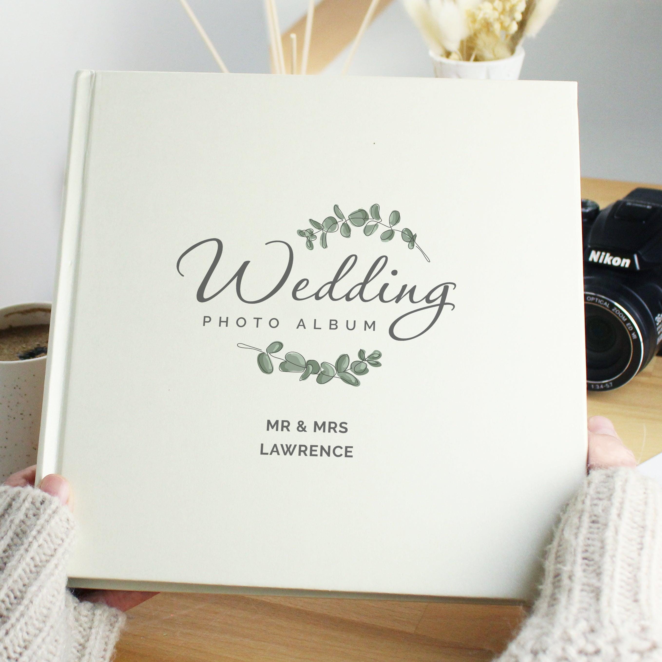 Personalised Wedding Square Photo Album - Inspired Creative Gifts
