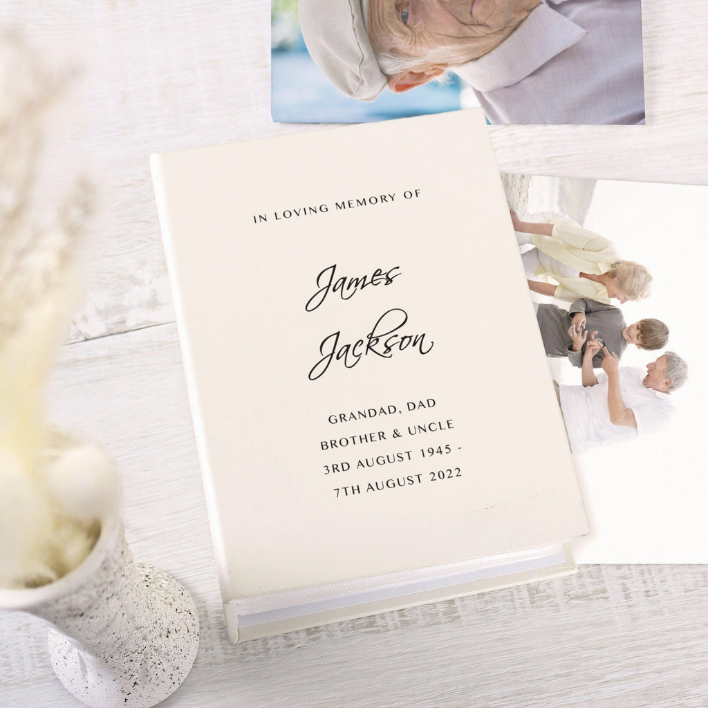 Personalised Free Text 6x4 Photo Album with Sleeves - Inspired Creative Gifts