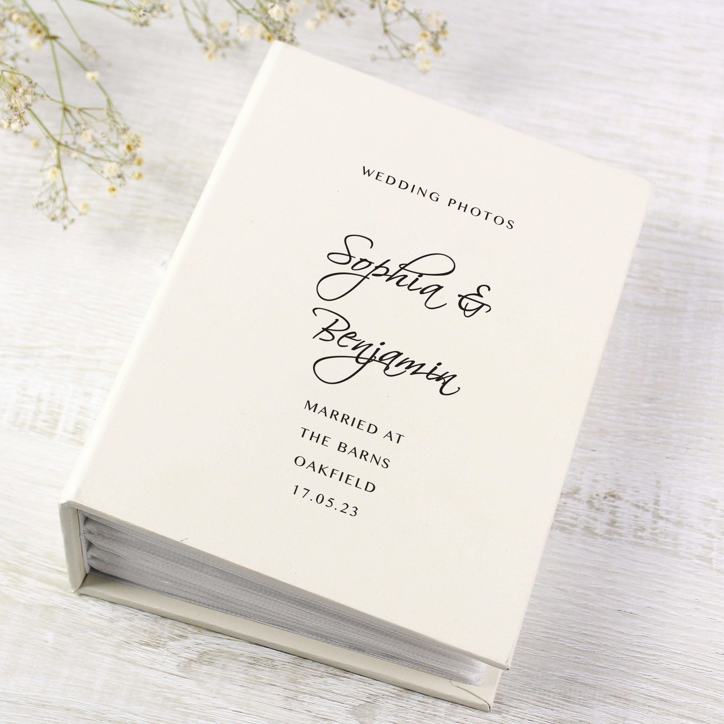 Personalised Free Text 6x4 Photo Album with Sleeves - Inspired Creative Gifts