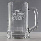 Personalised Free Text Pint Stern Tankard - Inspired Creative Gifts