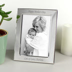 Personalised Silver Plated 6x4 Photo Frame - Inspired Creative Gifts
