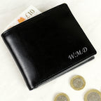 Personalised Script Font Leather Wallet - Inspired Creative Gifts