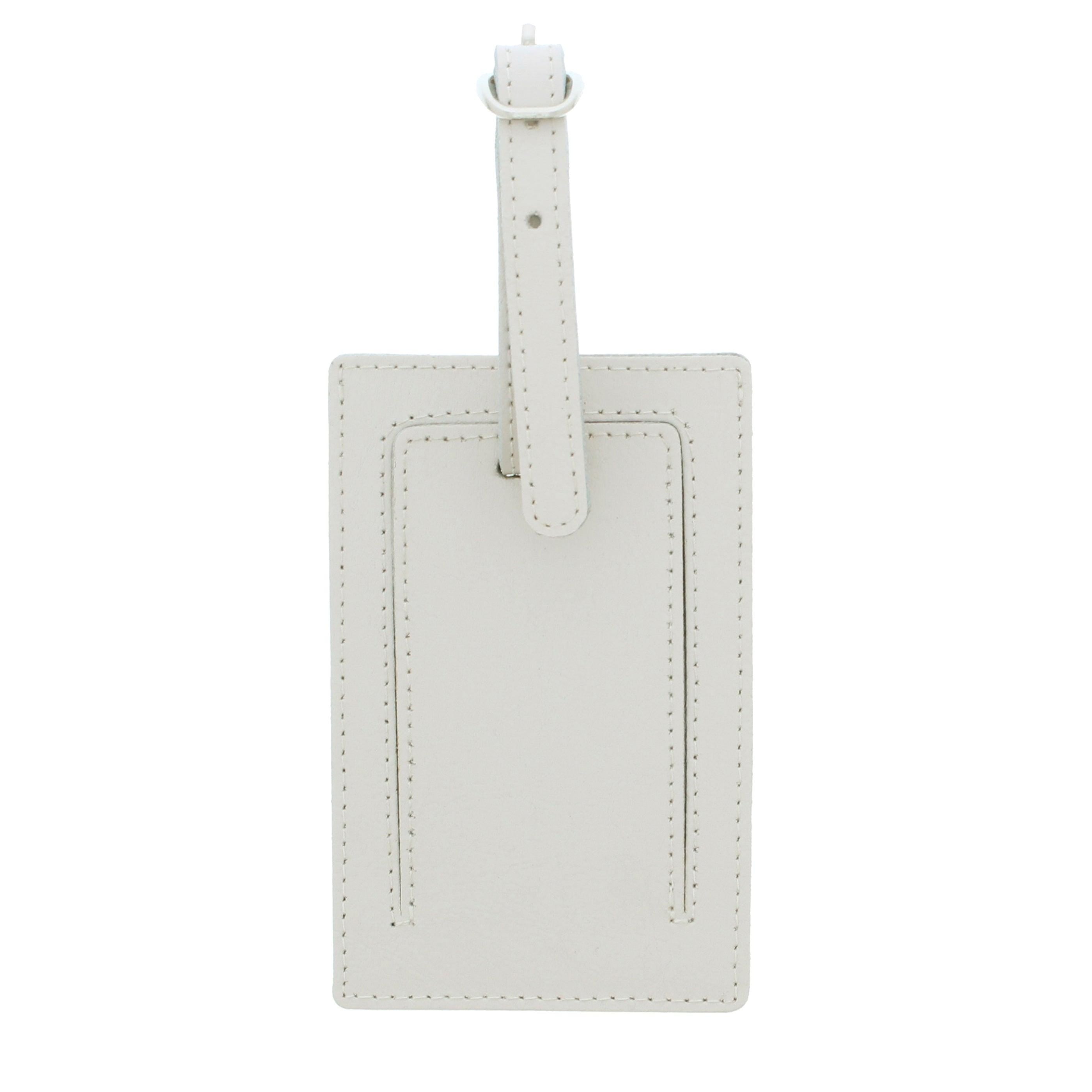Personalised 'Lifetime of Adventures' Cream Luggage Tag - Inspired Creative Gifts