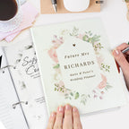 Personalised Floral Watercolour Wedding Planner - Inspired Creative Gifts