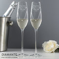 Personalised Hand Cut Little Hearts Pair of Flutes with Gift Box - Inspired Creative Gifts