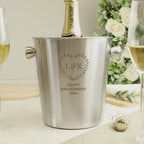 Personalised Botanical Stainless Steel Ice Bucket - Inspired Creative Gifts